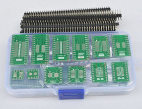 55pcs SO/SOP/SSOP/TSSOP/SOIC/MSOP 8 14 16 20 24 28 to DIP PCB Board