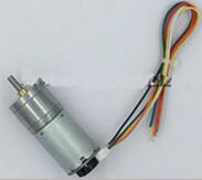 25GA370 Encoder Retarder Disk DC Gear Motor D-Shaft