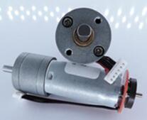 JGA20-180B Micro DC Brush Encoder Gear Motor D Shaft