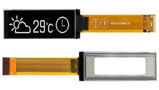 1.71 inch 18P I2C SPI White OLED COG SSD1307ZD