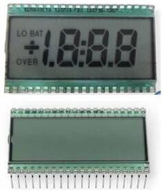 40P TN Positive 3-1/2 Digits Segment LCD No Backlight