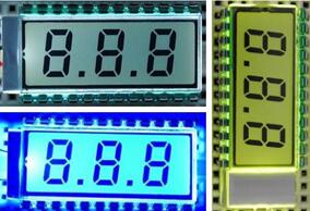 24P TN Positive 3-Digits Segment LCD Panel Backlight