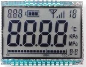 22PIN 4-Digits Segment LCD Panel No Backlight