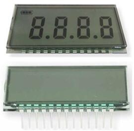 13P TN Positive 4-Digits Segment LCD No Backlight