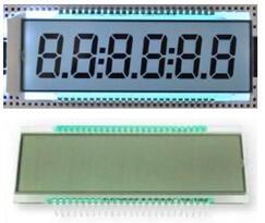 50P TN 6-Digits Segment LCD Panel White Backlight