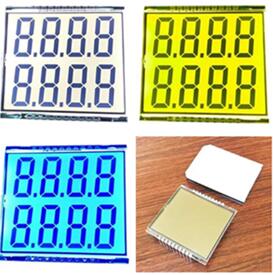 20PIN HTN Double 4-Digits Segment LCD Backlight