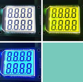 20P HTN Double 4-Digits Segment LCD Backlight