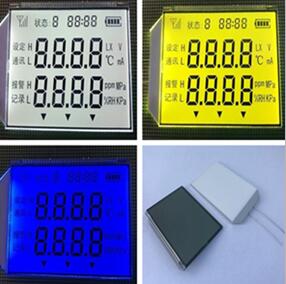 36P Positive 4-Digits Segment LCD Panel Backlight