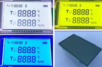 36P 2 Road 4-Digits Segment LCD Panel Backlight