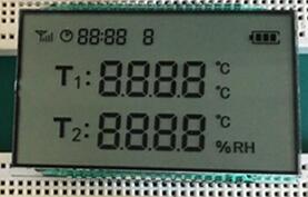 36P TN 2 Road 4-Digits Segment LCD No Backlight