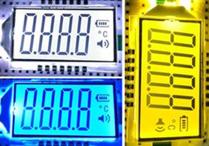 14PIN TN Positive 4-Digits Segment LCD Backlight