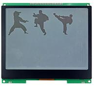 20P COG 320240 White Graphic LCD Module ST75320