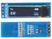 0.87 inch 4P IIC White OLED Module SSD1316 128*32