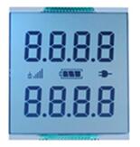 25P TN Positive Double Row 4-Digits Segment LCD Panel