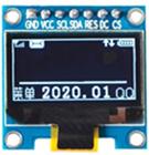 0.96 inch 7P SPI White/Blue OLED SSD1315 SSD1306 128*64