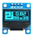 0.82 inch 4P IIC Blue OLED Module SSD1306 Parallel 96*39