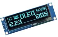 IPS 2.23 inch 4P IIC Blue OLED Module SSD1305 128*33