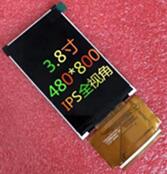 IPS 3.8 inch 44P SPI+RGB TFT LCD LCM NT35510 480*800