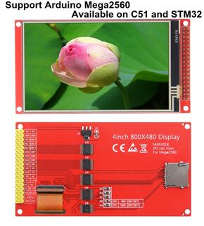 Mega2560 IPS 3.97 inch 36P RGB TFT LCD Touch Screen NT35510 XPT2046 Parallel 800*480