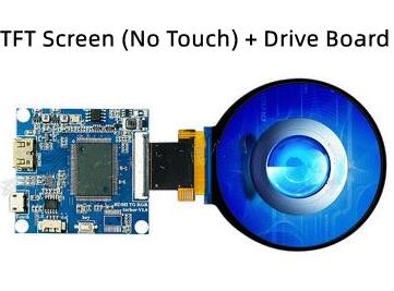 IPS 2.8 inch 40P SPI+RGB TFT LCD Screen ST7701S IC 480*480 + Drive Board